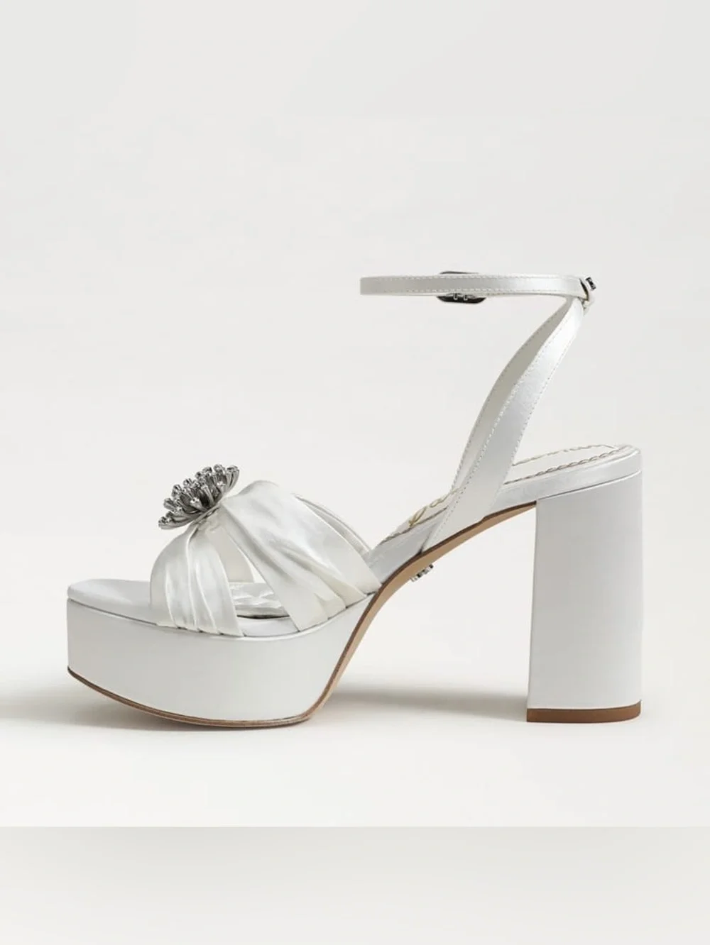 Sam Edelman White janelle heeled sandals NWT